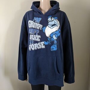 Vintage Disney Snow White Dwarfs Grumpy Hoodie, Men's XL